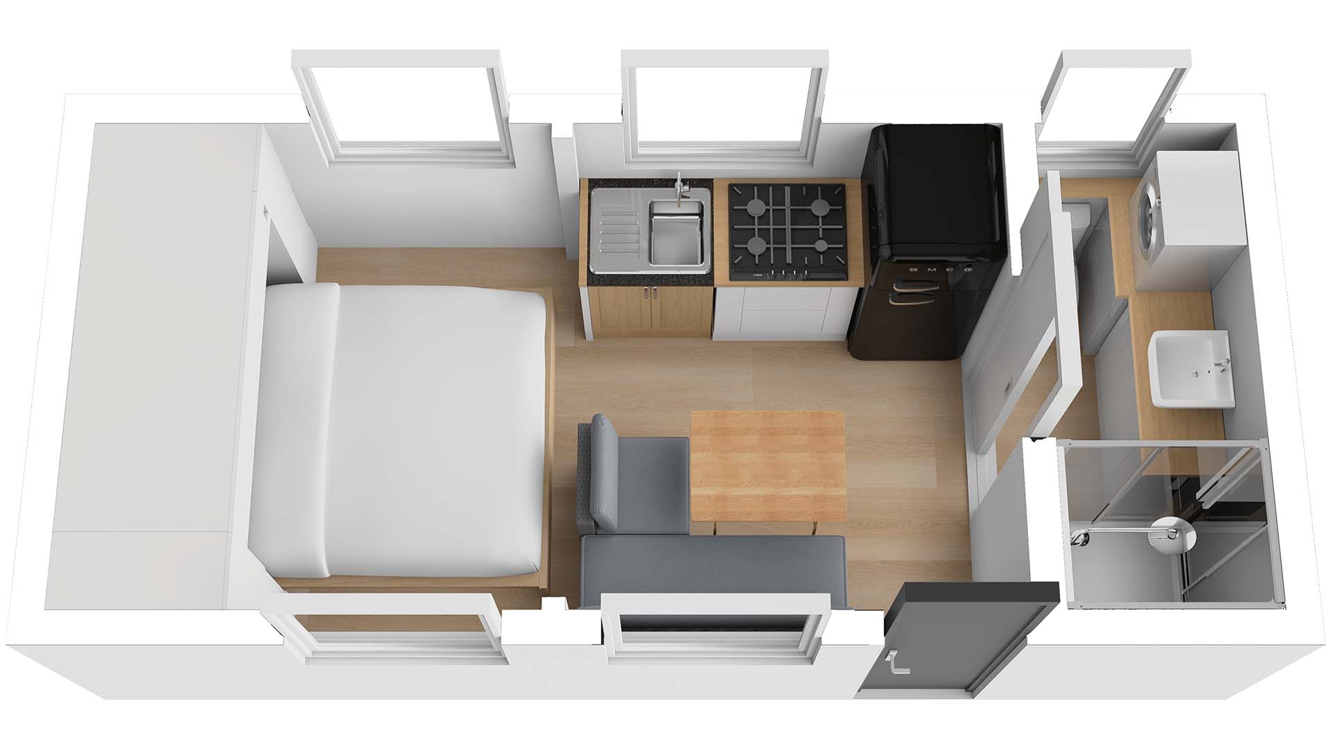 MR16ER-EMB Caravan Floorplan