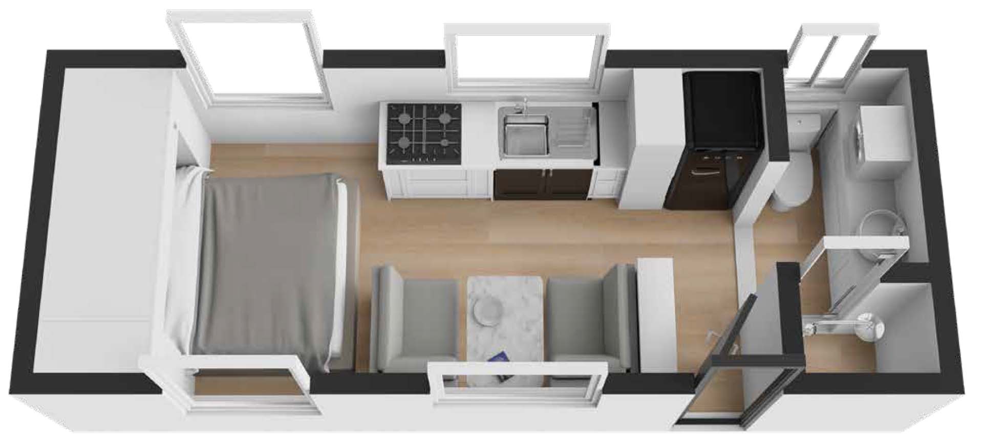 MR19ER-EMB Caravan Floorplan